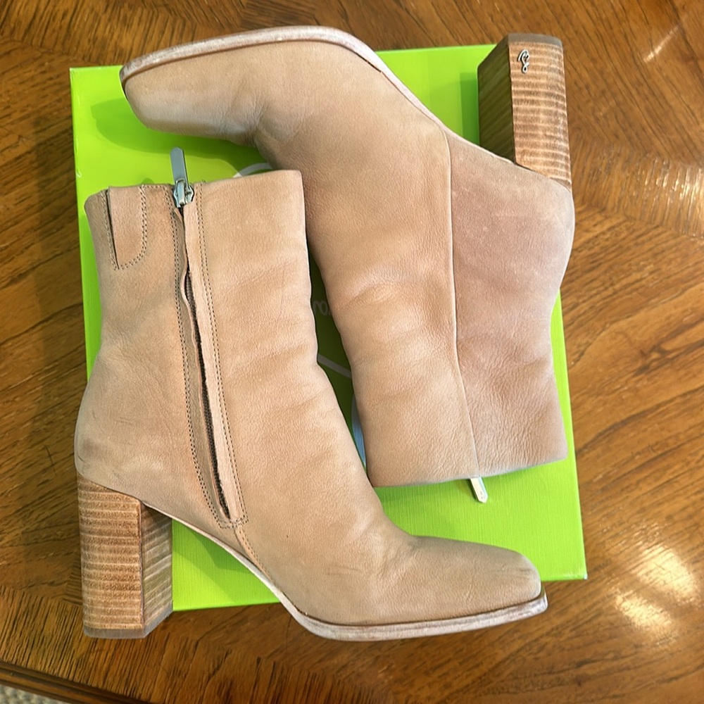 Sam Edelman Osten Leather Bootie, Tan, size 8.5 - Picture 6 of 7